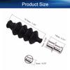 Heyiarbeit 32mm RC Boat Waterproof Push Rod Rubber Seal Bellow with Aluminum Mount for RC Boat 2 Sets view 2