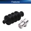 Heyiarbeit 32mm RC Boat Waterproof Push Rod Rubber Seal Bellow with Aluminum Mount for RC Boat 2 Sets view 3