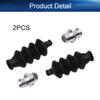 Heyiarbeit 32mm RC Boat Waterproof Push Rod Rubber Seal Bellow with Aluminum Mount for RC Boat 2 Sets view 4