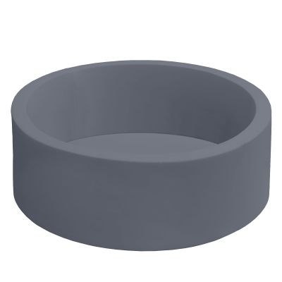 HARBOLLE Baby Ball Pit 35.4" Soft Round Memory Foam Ball Pits NOT Included Balls Indoor Outdoor Playpen for Babies Toddlers Kids Great Gift for Girls Boys, Dark Gray
