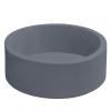 HARBOLLE Baby Ball Pit 35.4" Soft Round Memory Foam Ball Pits NOT Included Balls Indoor Outdoor Playpen for Babies Toddlers Kids Great Gift for Girls Boys, Dark Gray view 1