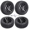 FriHobby 1/10 RC Touring Wheels and Tires 12mm Hex for Traxxas 4Tec 2.0 Tamiya TT02 1/14 Wltoys 144001 1/16 Traxxas Slash 1/18 Latrax Teton Redcat HPI HSP Brushless 2S 3S RC On-Road Tyres, Non-Glued view 1