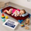 KRISHNA Daycare Cot Sheets for Toddler and Preschool with Corner Elastic Loops, Soft & Comfortable Brushed Microfiber Crib Sheet Kids Naptime, 22" x 52", Pack of 6, Burgundy view 2