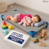 KRISHNA Daycare Cot Sheets for Toddler and Preschool with Corner Elastic Loops, Soft & Comfortable Brushed Microfiber Crib Sheet Kids Naptime, 23" x 51", Pack of 6, Light Grey view 2