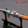 Superbuybox NARAKA: BLADEPOINT Spear Musket Dagger Halberd Action Figures Game Collection Metal Toys Game Collection Party Supplies Desk Decoration Backpack Pendant Gift (Reddened Bones Dagger) view 4