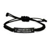 Cheap Juggling Black Rope Bracelet, Juggling Isn't a Hobby. It's a, Gifts for Friends, Present from, Engraved Bracelet for Juggling view 1