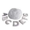Alphapals Educational Alphabet Toys - 26 Piece Dove Grey Set, Large 11" Stuffed Letters in Plush Bag - Perfect Learning Language Awareness & ABCs Recognition Gifts for Kids, 3, 4, & 5 Year Olds view 1