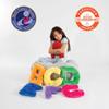 Alphapals Educational Alphabet Toys - 26 Piece Dove Grey Set, Large 11" Stuffed Letters in Plush Bag - Perfect Learning Language Awareness & ABCs Recognition Gifts for Kids, 3, 4, & 5 Year Olds view 4