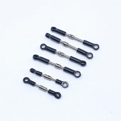 KingVal Replacement Servo Pull Rod Short and Long Pull Rod Tie Link Rods Set Compatible with Wltoys 144001 144002 124019 124018 124017 124016 RC Car Spare Parts