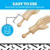 BigMouth Inc Tiny Hands Gag Gifts Baby Hands on a Stick - Fake Small Hands for Costumes and Pranks - Funny Stick Puppets - Party Assortment Set of 4 view 3
