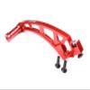 GTBRacing 1/5 RC Car LOSI DBXL-E V1.0 CNC Aluminum Front Top Chassis Plate, Front + Rear Chassis Brace Set Upgrade Parts (Red) view 2