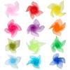 Colovis Square Dance Scarves, 48 Pcs Juggling Scarf Props Magic Trick Silk Scarves Music Movement Scarf 12 Colors 24 by 24 Inches view 2