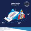 Wow Sports Rocket Slide Inflatable Pool Slide - with Built in Sprayer for Kids and Adults - Portable Pool Slides - Durable Vinyl view 2