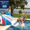 Wow Sports Rocket Slide Inflatable Pool Slide - with Built in Sprayer for Kids and Adults - Portable Pool Slides - Durable Vinyl view 4