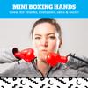 BigMouth Inc Tiny Hands Gag Gifts Baby Hands on a Stick - Fake Small Hands for Costumes and Pranks - Funny Stick Puppets - Red Boxing Gloves view 2