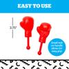 BigMouth Inc Tiny Hands Gag Gifts Baby Hands on a Stick - Fake Small Hands for Costumes and Pranks - Funny Stick Puppets - Red Boxing Gloves view 4