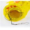DSJUGGLING 3D Colorful Dragon Silk Flowy Spinning & Shaking Poi - Flinging The Dragon Spiral Practice Ribbon Streamer with Fiberglass Handsticks + Travel Bag! (3 Meters (9.8 FT), Gold Scale Color) view 4