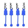 4PCS 1/10 RC Car Shell Bolt Clips, Durable Model Car Body Mounting Pins for Various Off-Road Racing and Hobbyist Use(Dark Blue) view 1