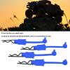 4PCS 1/10 RC Car Shell Bolt Clips, Durable Model Car Body Mounting Pins for Various Off-Road Racing and Hobbyist Use(Dark Blue) view 3