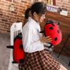 pangcangshu Cute Plush Toy Soft Ladybug Ladybird Insect Hold Doll Pillow Cushion Novelty Children Birthday Easter, Thanksgiving, Christmas, New Year's Gifts (Red, 45cm/17inch) view 3