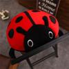 pangcangshu Cute Plush Toy Soft Ladybug Ladybird Insect Hold Doll Pillow Cushion Novelty Children Birthday Easter, Thanksgiving, Christmas, New Year's Gifts (Red, 45cm/17inch) view 4