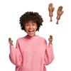 BigMouth Inc Tiny Hands Gag Gifts Baby Hands on a Stick - Fake Small Hands for Costumes and Pranks - Funny Stick Puppets - Dark Skin Tone Tiny Hands view 1