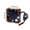 Hobbyfire Motor Cooling Fan RC Model Heatsink 16000RPM ESC Cooling Fan for RC Car Truck Buggy Crawler 1/8 1/10 Scale 540 550 Brushless Motor (Black-Gold) view 2