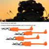 Dilwe RC Body Clip Retainer, 4PCS 1/10 RC Car Shell Bolt, RC Car Shell Bolt Clip Model Car Body Clips Pins Compatible with ARRMA Axial SCX10 GEN8 RC Car RC Accessories(Orange) view 3