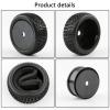 Rchobbytop 4pcs 17mm Tires and Hard Dish Wheels with Drive Hex Adapters for 1/8 Buggy RC Racing Car Kyosho Tamiya Redcat HPI Traxxas AE Losi TLR HSP 94762 94081 view 4