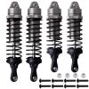 Hobbyfire Shocks Aluminum Threaded Absorber Damper Upgrades Parts Accessories for 1/10 Traxxas Slash 4x4 Rustler 4X4 VXL Stampede 4X4 Hoss 4X4 Replace 5862 (Gray) view 1