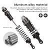 Hobbyfire Shocks Aluminum Threaded Absorber Damper Upgrades Parts Accessories for 1/10 Traxxas Slash 4x4 Rustler 4X4 VXL Stampede 4X4 Hoss 4X4 Replace 5862 (Gray) view 3