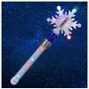 Light Up Frozen Snowflake Wand- Snowflake Spinning Wands,Magic Wand Rotating Toy for Girls and Boys, Magic Princess Sensory Toys,Christmas & Birthday Gift (Blue) view 1