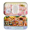 Kisoy Dollhouse Miniature with Furniture Kit, Handmade DIY House Model for Teens Adult Gift (Candy Adventure) view 1
