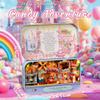 Kisoy Dollhouse Miniature with Furniture Kit, Handmade DIY House Model for Teens Adult Gift (Candy Adventure) view 2