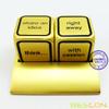 Bescon Promotional Motivational Solid Metallic Dice Set, 2pcs Motivational Desktop Metal Dice Set One Inch D6, Matt Golden Finish view 3