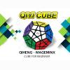 QYTOYS Toys Megaminx Speed Cube Puzzle Toy,Pentagonal Dodecahedron Magic Puzzle Toy,Brain Teaser QiHeng ABS Square Cube (Sticker 3X3) view 2