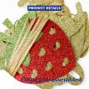 Berry First Birthday Banner, Glitter Strawberry Banner, 1st Birthday Decor (Gold) view 4
