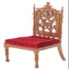 Melody Jane Dolls Houses Dollhouse Red Walnut Jacobean Side Chair JBM Miniature Dining Room Furniture view 2