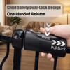 Extra Wide Baby Gate, 57.5-62 Inch - Black Metal, Pressure Mounted Indoor Safety Gate, Walk-Through Dog Gate for Kids & Pets, 30 Inch Tall view 4