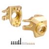 AllinRC Brass Front Steering Knuckle Pair for Axial SCX10 II Honcho 90046  CNC-Machined C-Hub Upgrade with Added Unsprung Weight view 1