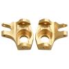 AllinRC Brass Front Steering Knuckle Pair for Axial SCX10 II Honcho 90046  CNC-Machined C-Hub Upgrade with Added Unsprung Weight view 4