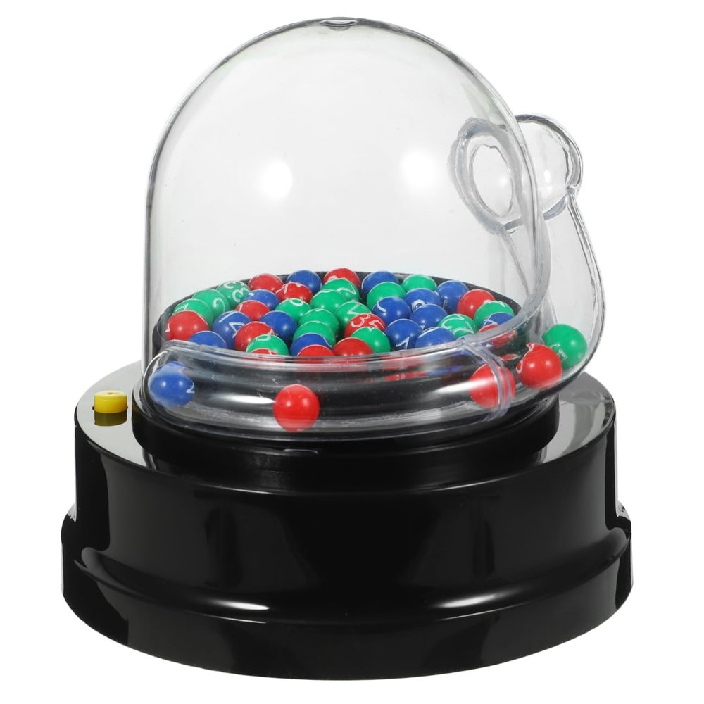 Mini Lottery Machine Game Number Picker for Party Entertainment Portable Lottery Game Machine for Restaurants Cafes Nightclubs Karaoke 4.33 X 4.21 X 4.21 in