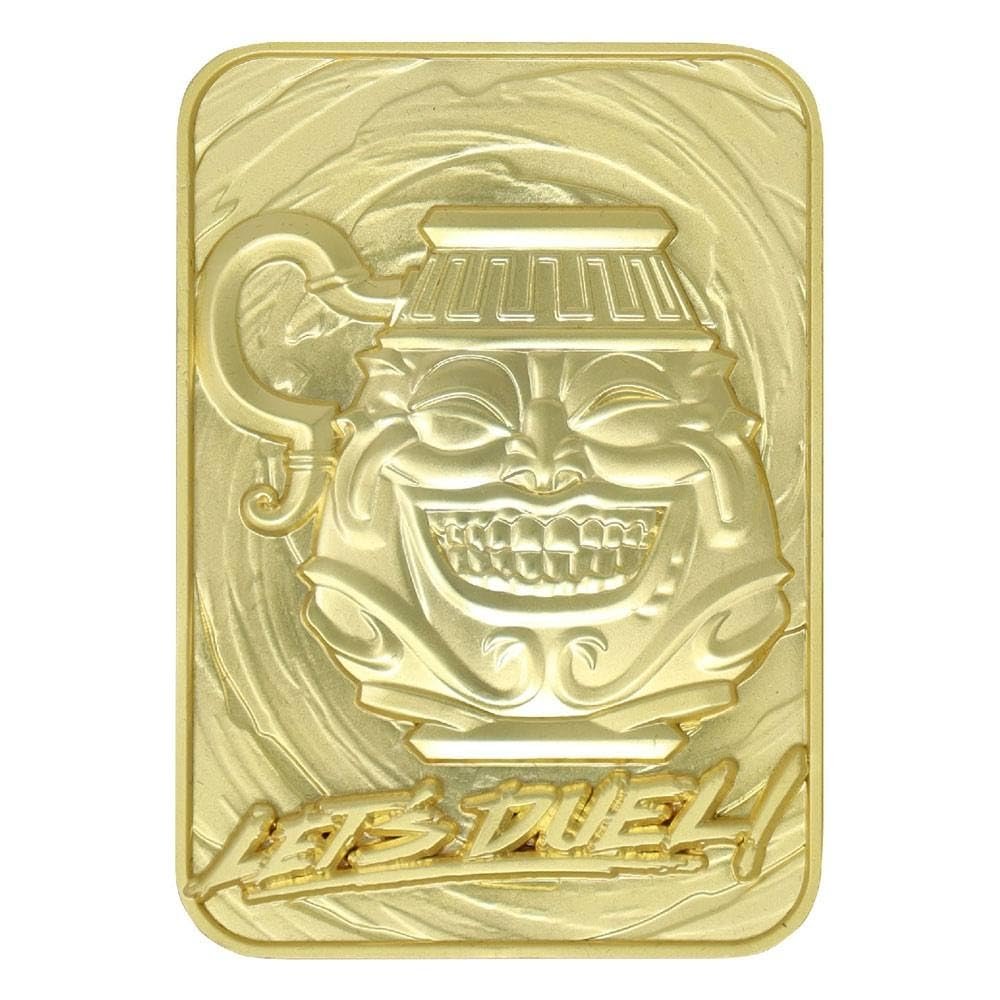 Yu-Gi-Oh! Limited Edition 24K Gold Plated Collectible - Pot of Greed