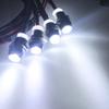 HIRCQOO 4Pcs White LED RC Crawler Headlights, Compatible with Traxxas HSP Tamiya Redcat RC4WD Axial SCX10 Kyosho Arrma 1/8 1/10 1/12 RC Car Truck Monster Crawler, Voltage 3V-7V view 2