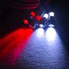 2Pack HIRCQOO 4LED RC Car LED Light Headlights Taillight Lighting with JR Y Cable Compatible with Traxxas HSP Tamiya Redcat RC4WD Axial HPI Kyosho Arrma 1/8 1/10 1/12 RC Car,2Red & 2White (5mm LEDs) view 2