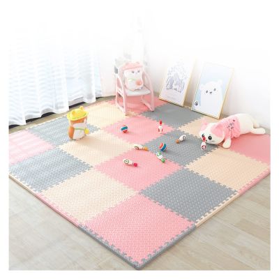 AYLYHD Colourful Playmat Jigsaw Mat Interlocking Soft Kids Baby EVA Foam Activity Play Mat Floor Tiles Indoor and Outdoor Floor Mats for Children (Color : C, Size : 60x60x1.0cm-10pcs)