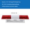 BOLIDORC Multi-Function LED Police Light Bar Flash Lamp for 1/10 1/8 TRX4 D90 SCX10 RC Model Car (Red) view 3