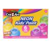 Cra-Z-Art Neon Washable Kids Paint 2oz Jars, 6 Colors Set view 1