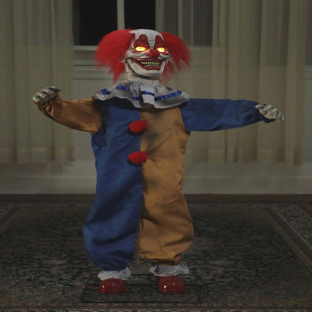 Little Top Clown Animated Prop, 36" -