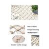 Rope Net Hemp, Treehouse Safety Nets Cargo Rope Heavy Duty Netting Indoor Stair Fence Playground Railing Protective Net Swing Rope Ladder Mesh (Size : 2 * 2m(7 * 7ft)) view 3